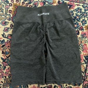 Alphalete Amplify Powder Grey Biker Shorts